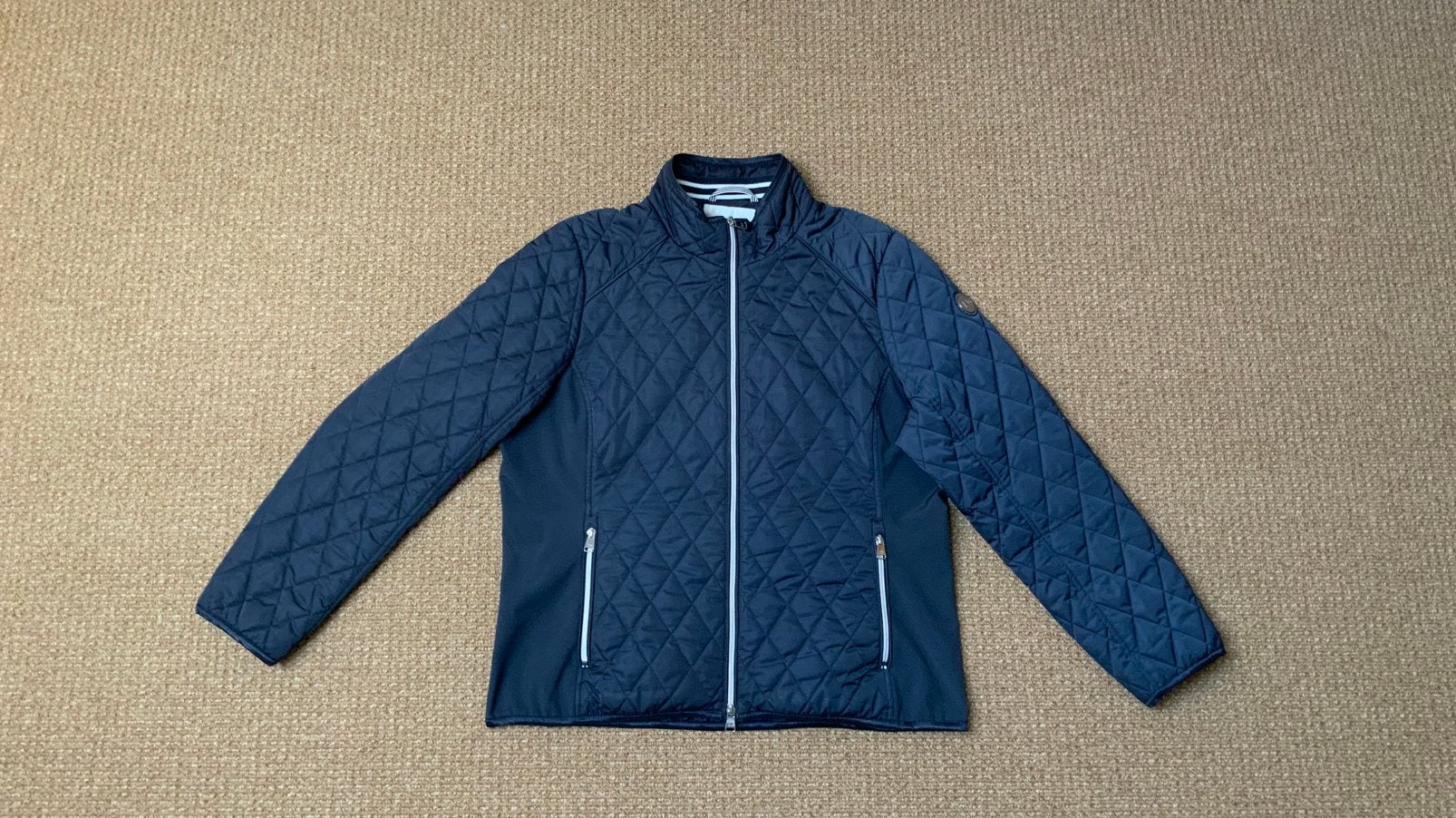 HV SOCIETY Zomerjas Donkerblauw dames maat 44, Ophalen of Verzenden, Blauw