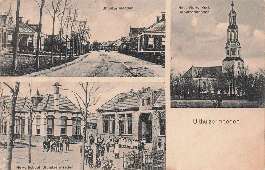 703-447-041 Uithuizermeeden, Verzamelen, Ansichtkaarten | Nederland, Groningen, Voor 1920, Verzenden