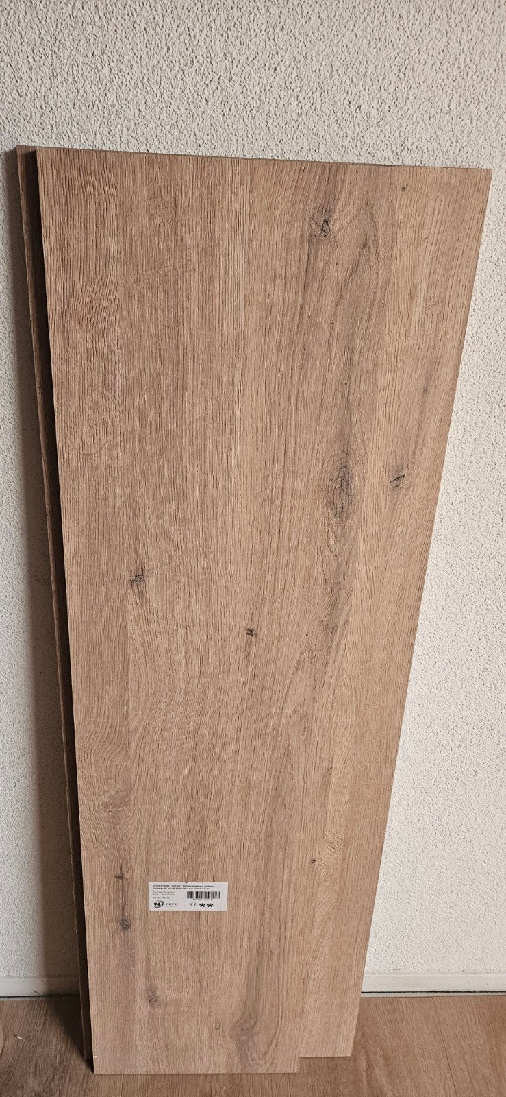 2 Meubelpanelen Naturel Eiken met Strijkband - Diverse Maten, Doe-het-zelf en Verbouw, Hout en Planken, Ophalen, Minder dan 25 mm