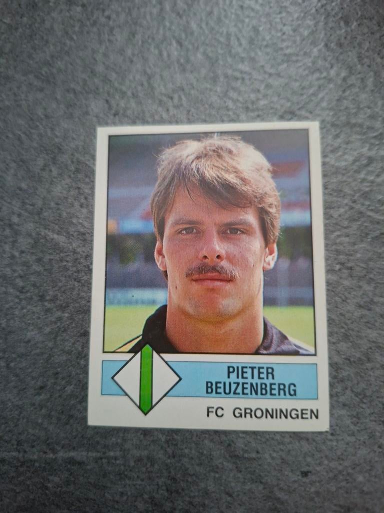 Panini sticker Voetbal 87. Pieter Beuzenberg FC Groningen., Verzenden, Zo goed als nieuw, Sticker