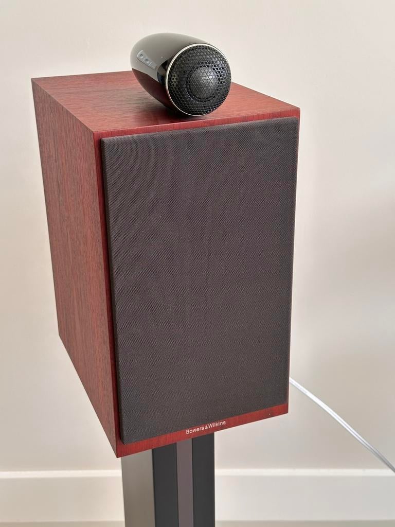 Bowers & Wilkins 705 S2 rosenut incl. FS-700 S2 standaards, Ophalen, Zo goed als nieuw, Bowers & Wilkins (B&W), 120 watt of meer