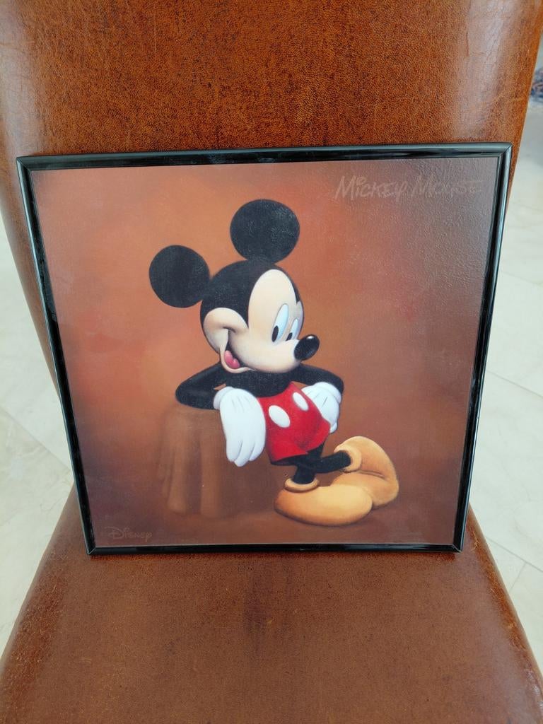 Mickey Mouse ingelijste print - Disney decoratie, Ophalen of Verzenden