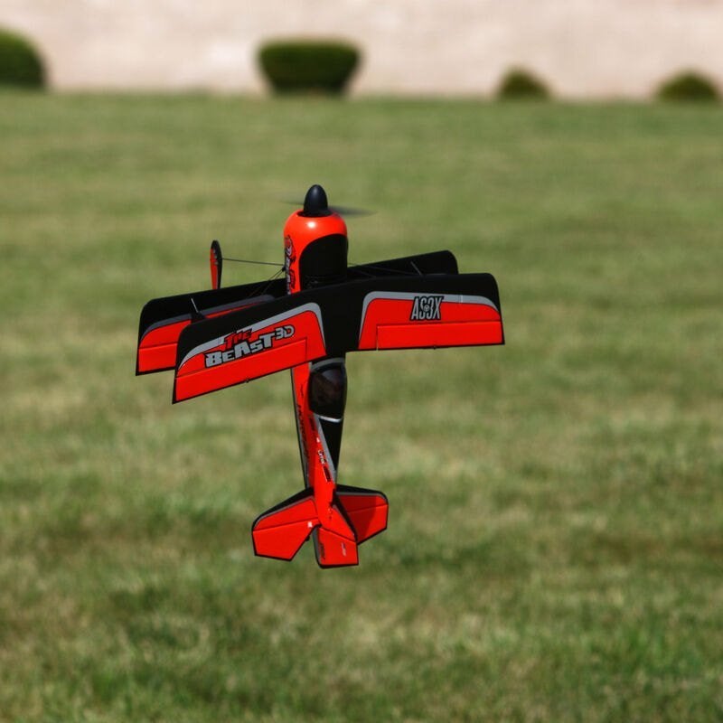 E-flite UMX Beast 3D BNF Basic with AS3X, RC biplane., Ophalen, Gebruikt, Elektro, RTF (Ready to Fly)