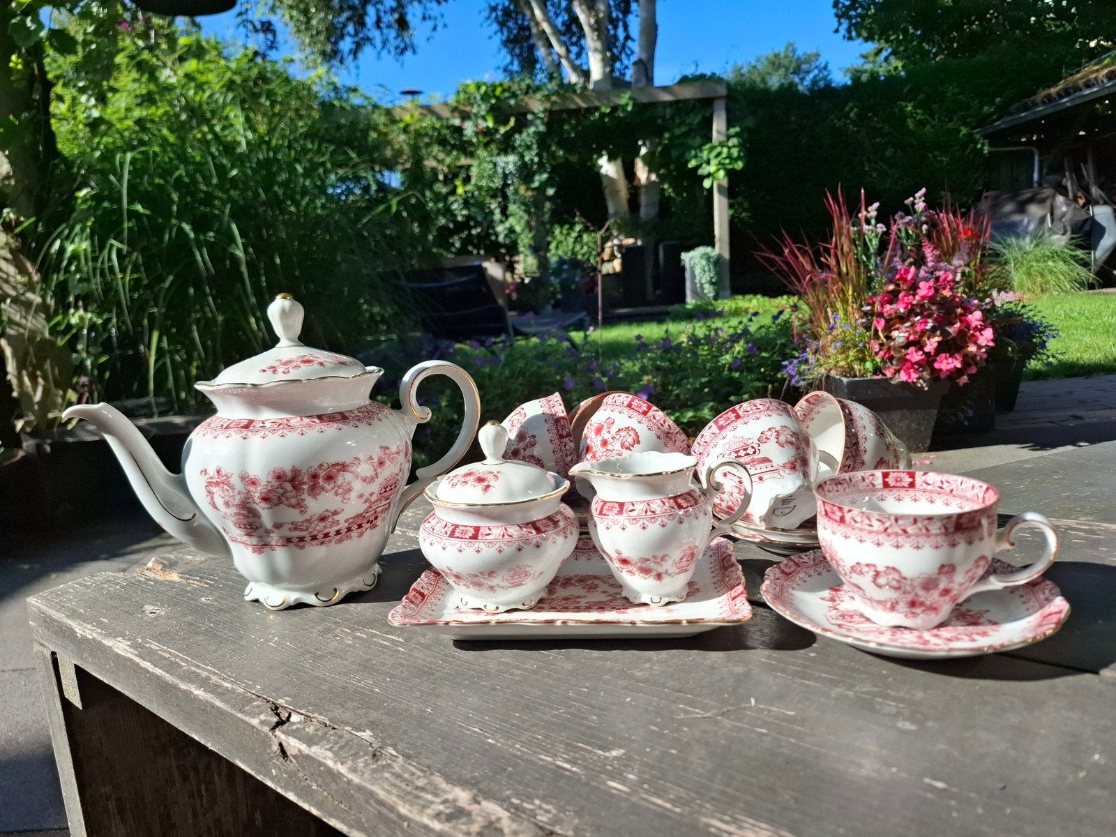 (oud) roze servies.  Seltmann Weider, Ophalen, Gebruikt, Porselein