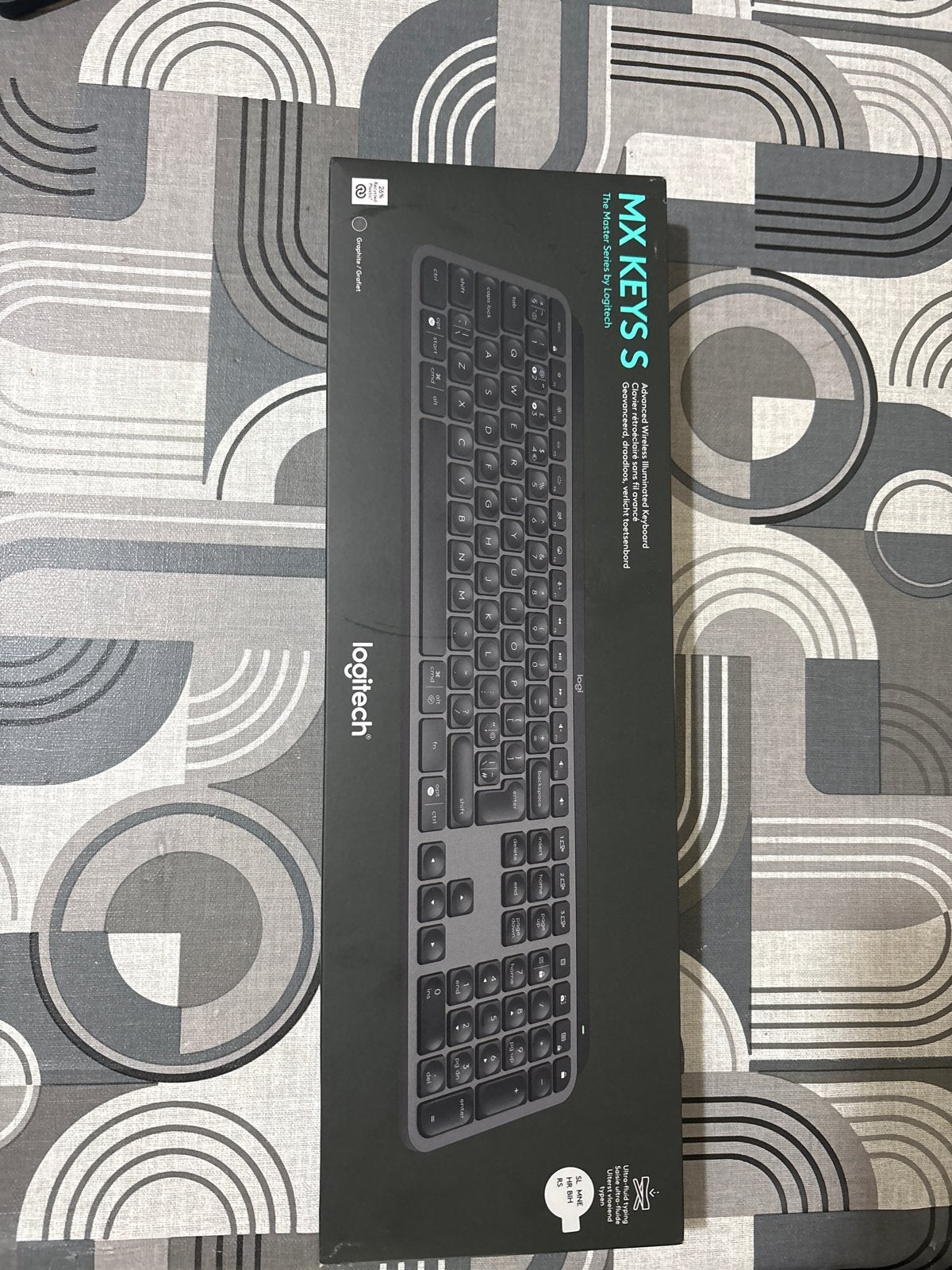 Logitech MX Keys S Toetsenbord - Nieuw in doos, Computers en Software, Toetsenborden, Ophalen, Draadloze ontvanger, Nieuw, Draadloos