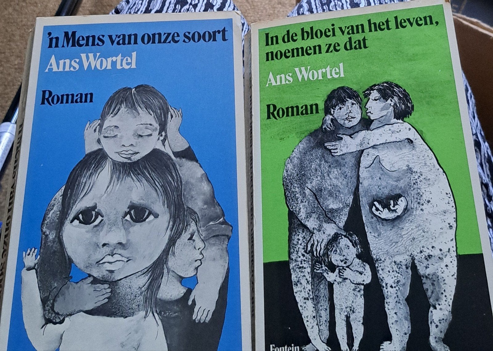 Ans Wortel - Mens van onze soort & In de bloei van het lev, Boeken, Ophalen, Gelezen, Ans Wortel, Nederland