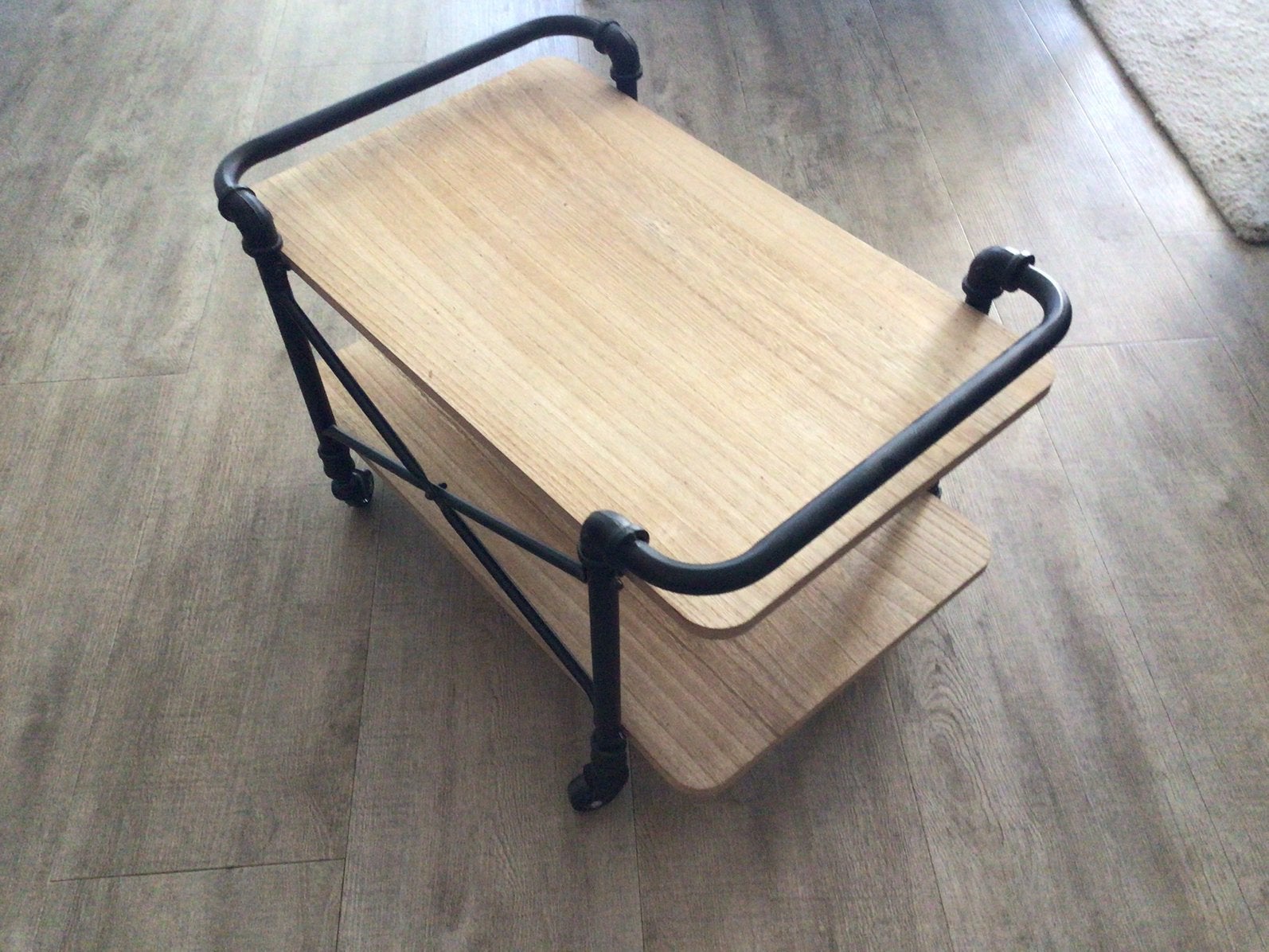Serveerwagen of trolley, Ophalen, Gebruikt