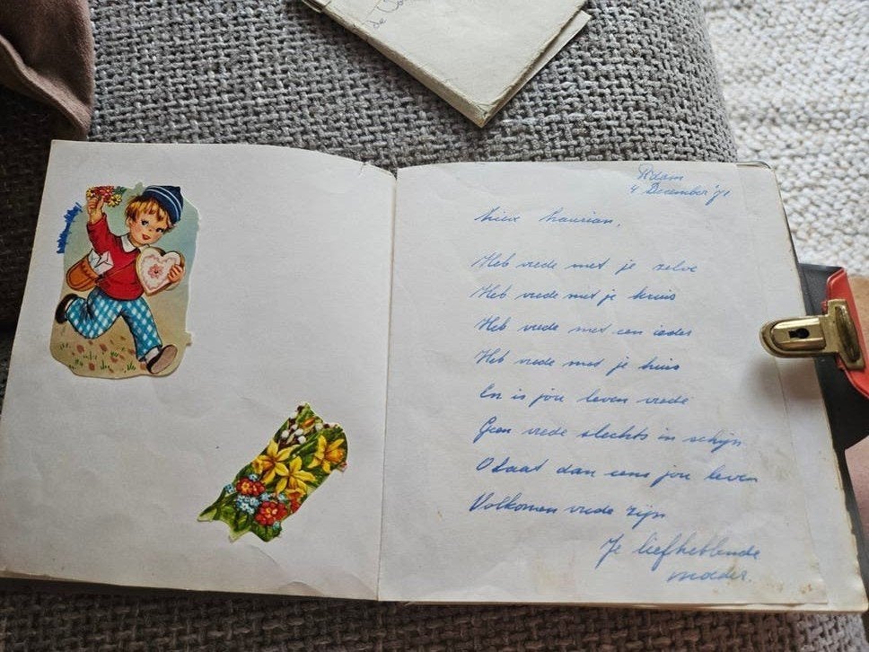 Poëziealbum 1971 Rottterdam en plaatjes, Ophalen of Verzenden