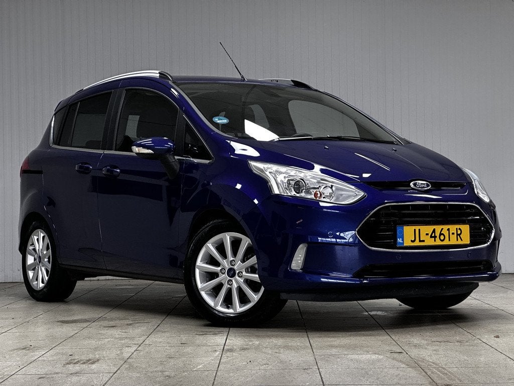 Ford B-MAX 1.0 EcoBoost Titanium /Pano-Dak /Trekhaak! /Camer, Auto's, Ford, Voorwielaandrijving, Stof, Gebruikt, Origineel Nederlands