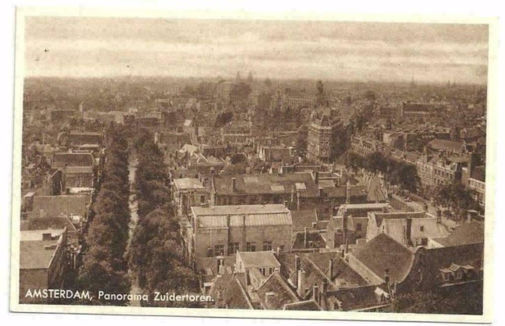 AK Amsterdam - Panorama Zuidertoren, Verzenden, 1920 tot 1940, Ongelopen, Noord-Holland