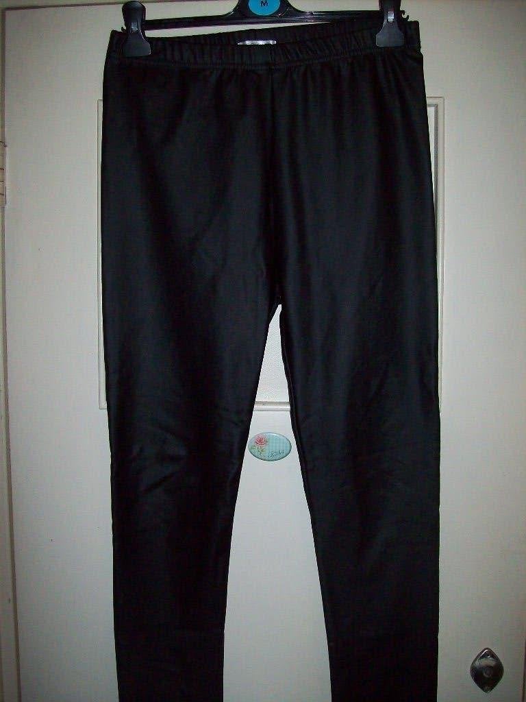 PU Leren broek/legging L 42/44 True Spirit, Zwart, Maat 42/44 (L), Nieuw, Ophalen of Verzenden