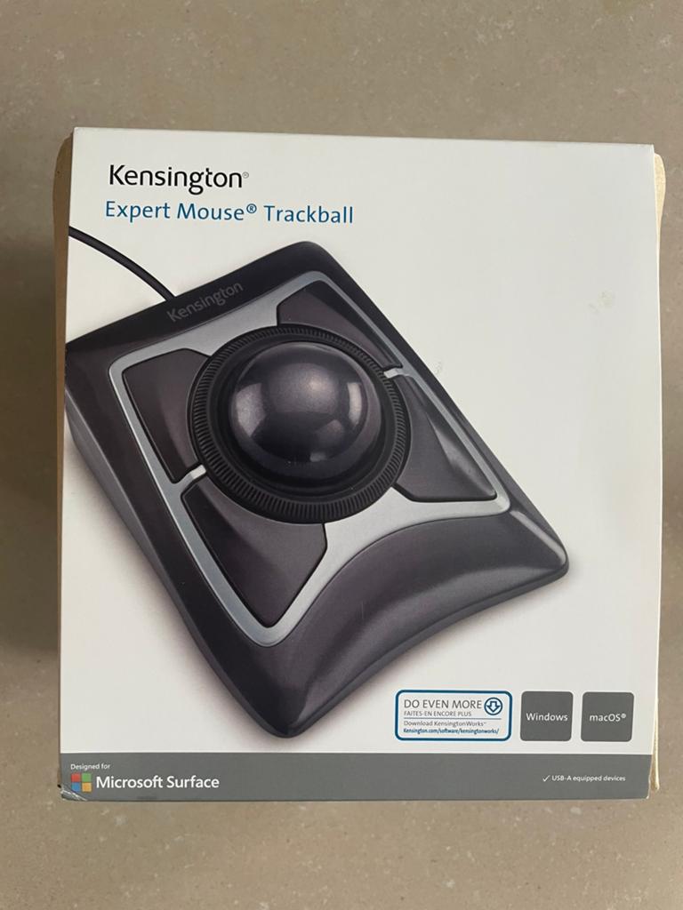 Kensington Expert Mouse Trackball *nieuw*, Ophalen of Verzenden, Nieuw, Ergonomisch