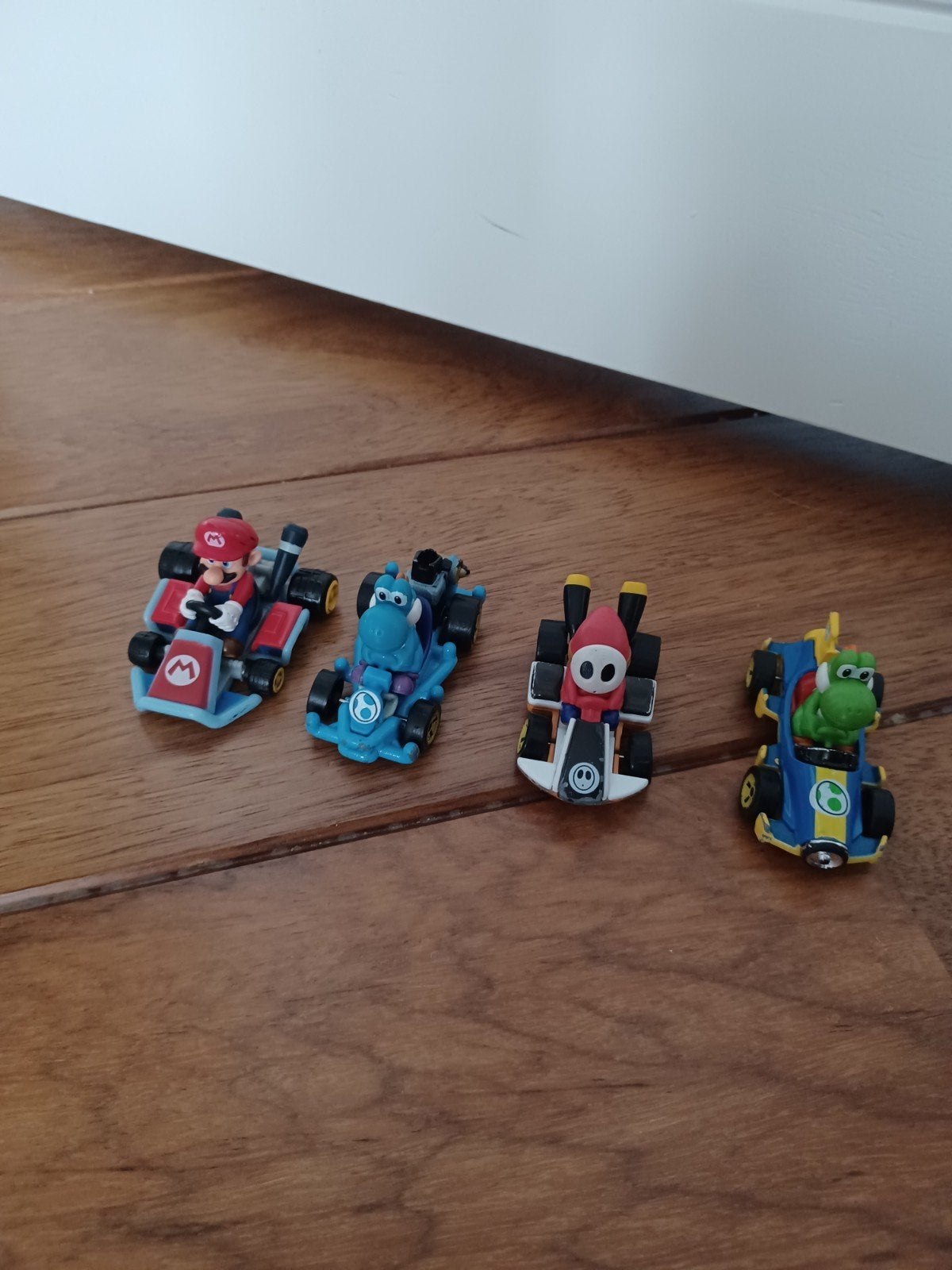 Mario Kart raceauto's - set van 4, Ophalen of Verzenden, Gebruikt