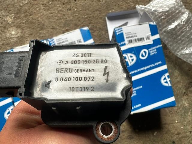 4x originele bobine Mercedes W204 - Motortype M271 (1.8L), Ophalen, Gebruikt, Mercedes-Benz
