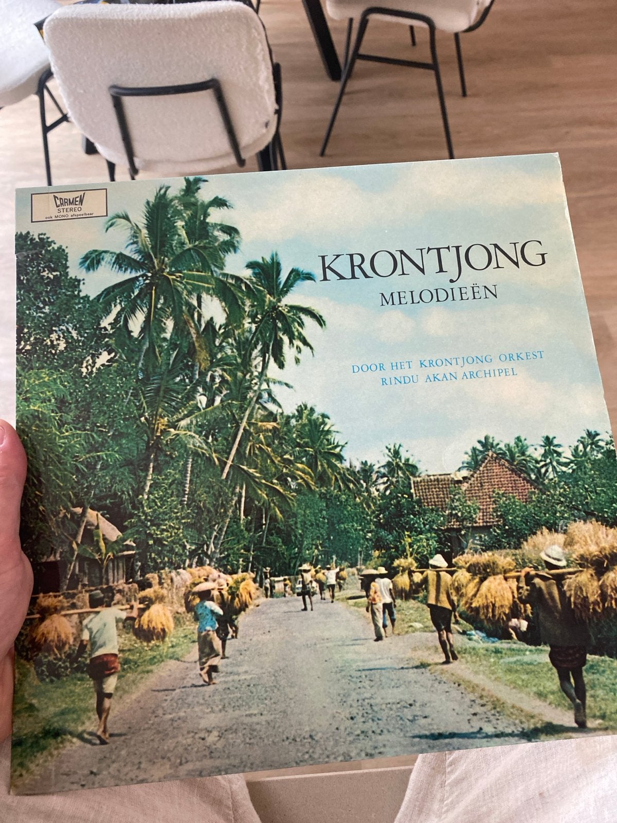 Krontjong Melodieën - Rindu Akan Archipel LP, Gebruikt, Voor 1960, Ophalen of Verzenden, Aziatisch