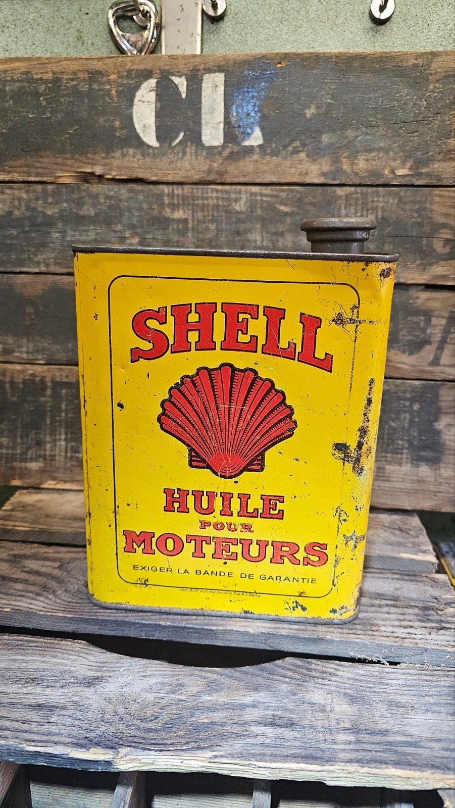 Shell olieblik, Verzamelen, Merken en Reclamevoorwerpen, Ophalen of Verzenden, Gebruikt