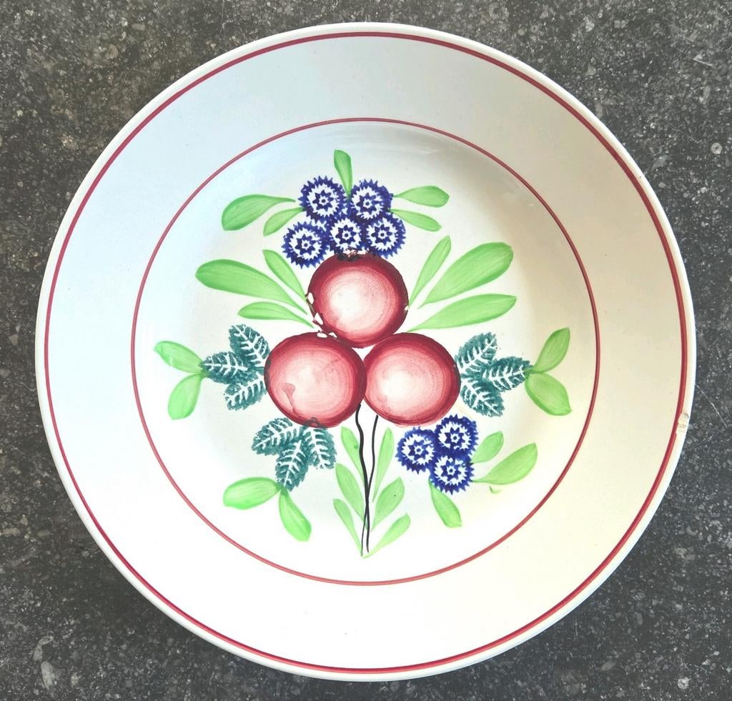 boerenbont bord Regout, Huis en Inrichting, Keuken | Servies, Ophalen of Verzenden, Aardewerk, Boerenbont, Bord(en)