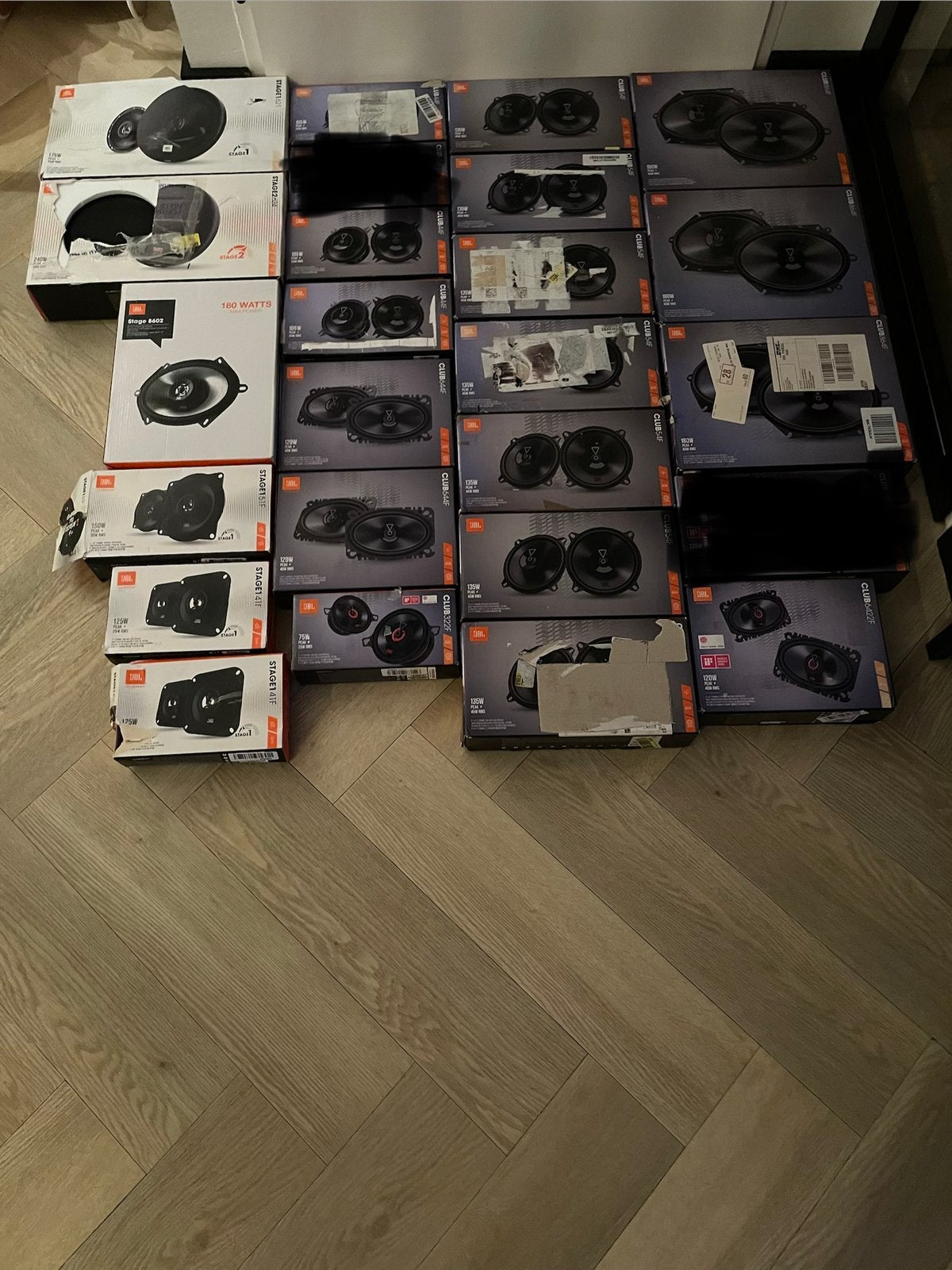 Grote partij JBL auto speakers en accessoires, Auto diversen, Ophalen, Gebruikt