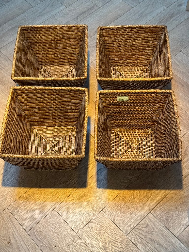 Mand vierkant 34cmX34cm, Handgemaakt, Mand, Ophalen of Verzenden, Zo goed als nieuw