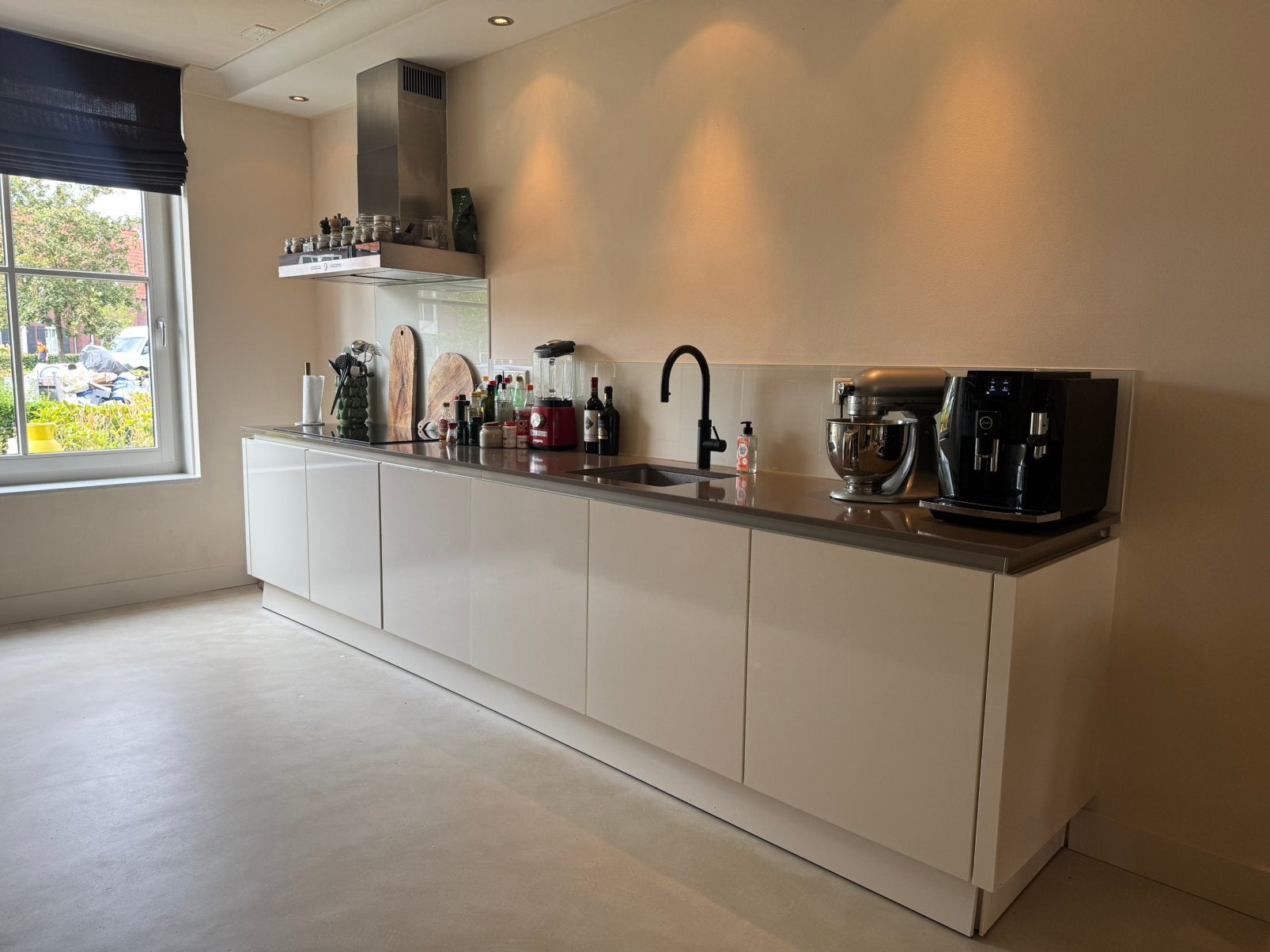 Siematic keuken inclusief apparatuur, Huis en Inrichting, Ophalen, Gebruikt, Wit, Dubbelwandige keuken
