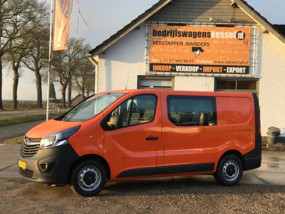 Opel Vivaro 1.6 CDTI Euro 6 Dubbel Cabine 6 pers. AC, Auto's, Voorwielaandrijving, Gebruikt, Euro 6, 2000 kg