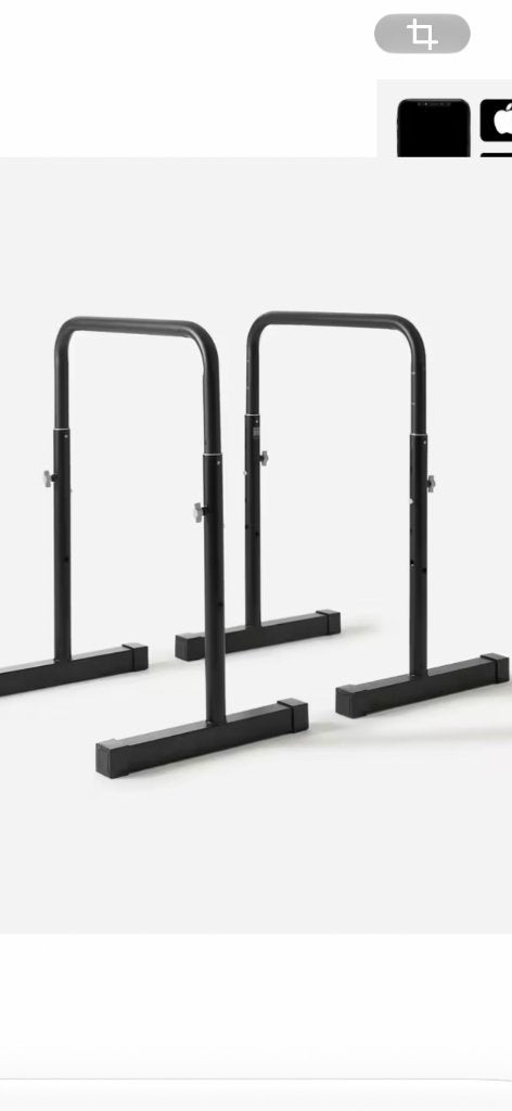 Verstelbare en compacte dip bars TS 100, Sport en Fitness, Ophalen, Zo goed als nieuw, Overige typen
