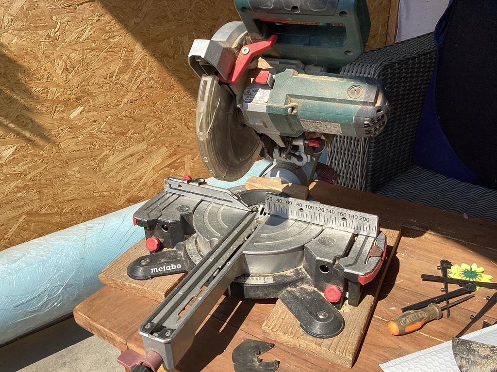 Afkortzaag metabo, Doe-het-zelf en Verbouw, Ophalen, Gebruikt, Afkortzaag, 30 tot 70 mm
