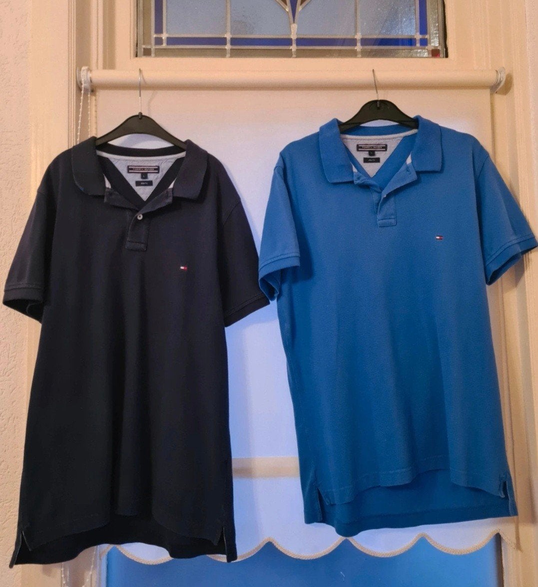 2 poloshirts Tommy Hilfiger, maat L, Kleding | Heren, Polo's, Ophalen of Verzenden