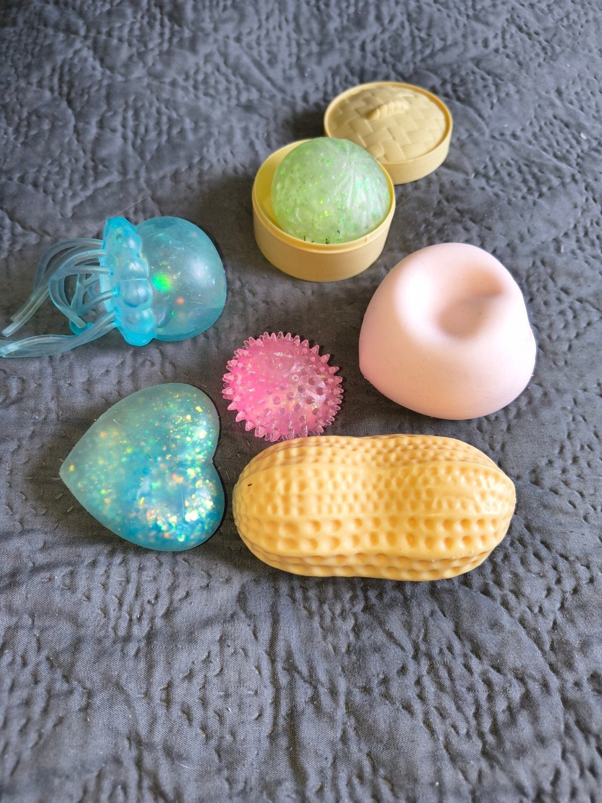 Set van 6 Fidget Toys / Stressballen, Ophalen of Verzenden, Gebruikt, Jongen of Meisje
