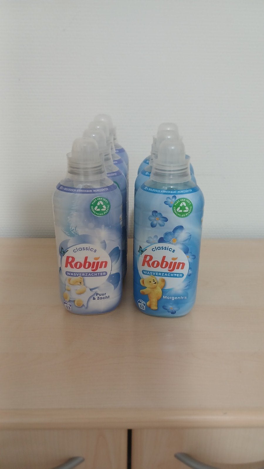 7x Robijn Wasverzachter - Puur & Zacht en Morgenfris, Ophalen of Verzenden, Nieuw