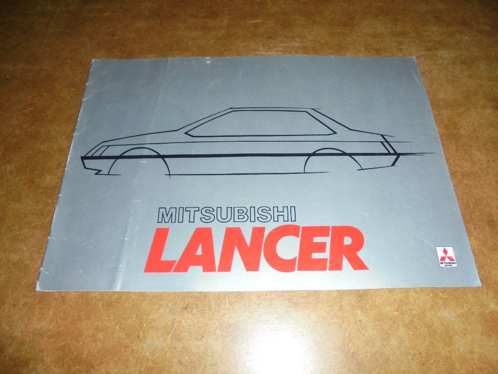 brochure Mitsubishi Lancer, Ophalen of Verzenden, Gelezen, Mitsubishi