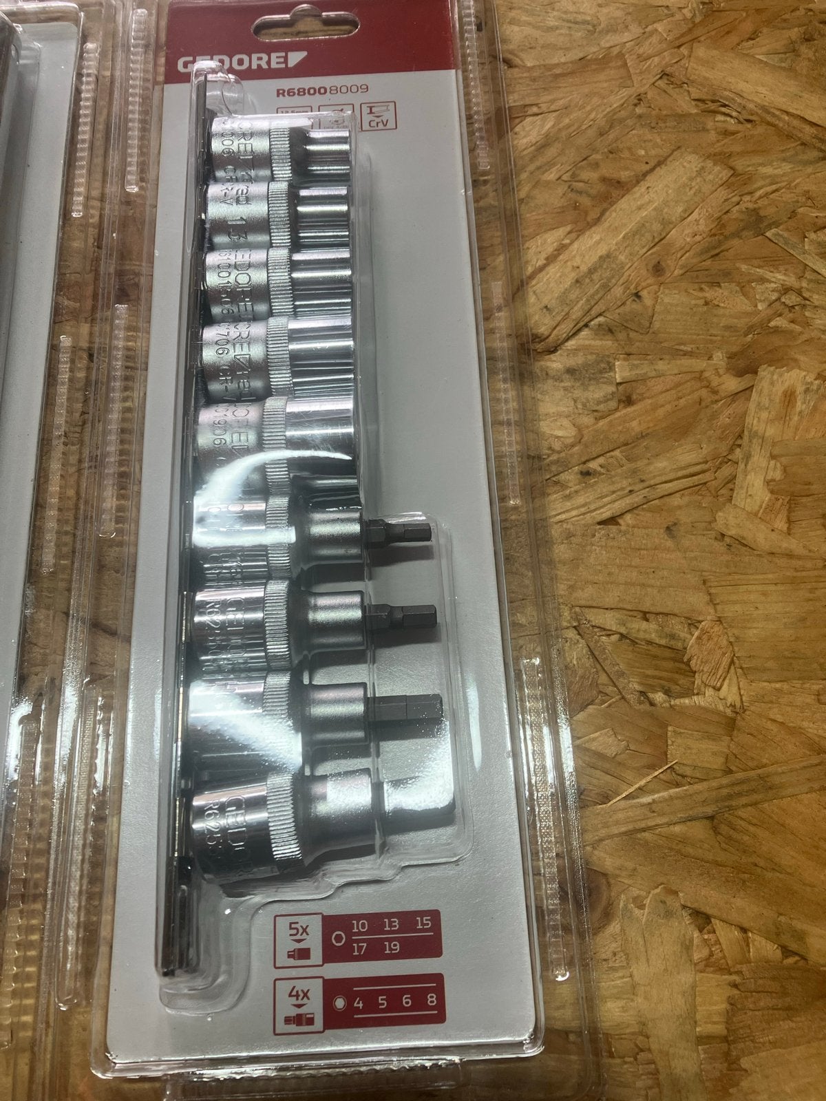 Gedore R68008009 Doppenset 1/2" met Torx en Inbus, Ophalen of Verzenden, Nieuw, Gereedschapsset, Gedore