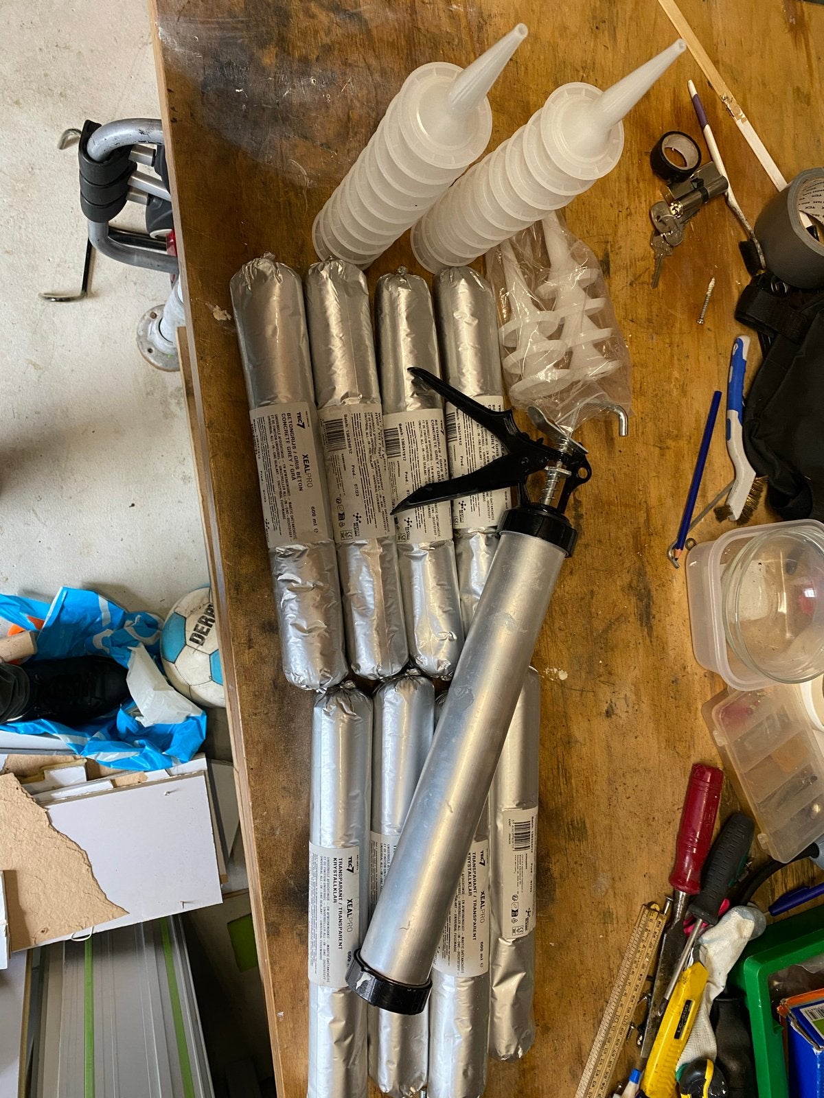 Kitspuit met opzetstukken en 12 worsten kit, Ophalen of Verzenden, Nieuw, Kitspuit, Overige merken