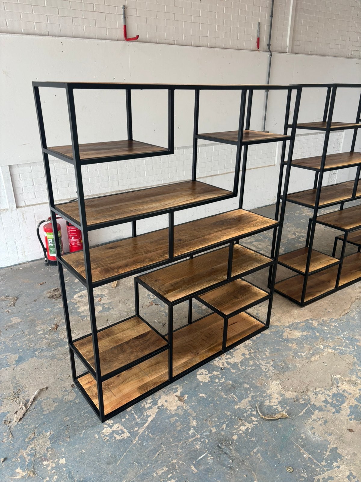 2x room divider / wandkast mangohout - 40x145x175H, Ophalen, 1025xe, 50 tot 100 cm, Zo goed als nieuw