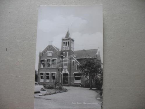 Ten Boer gemeentehuis met poststempel Ten Boer, Verzenden, 1980 tot heden, Gelopen, Groningen