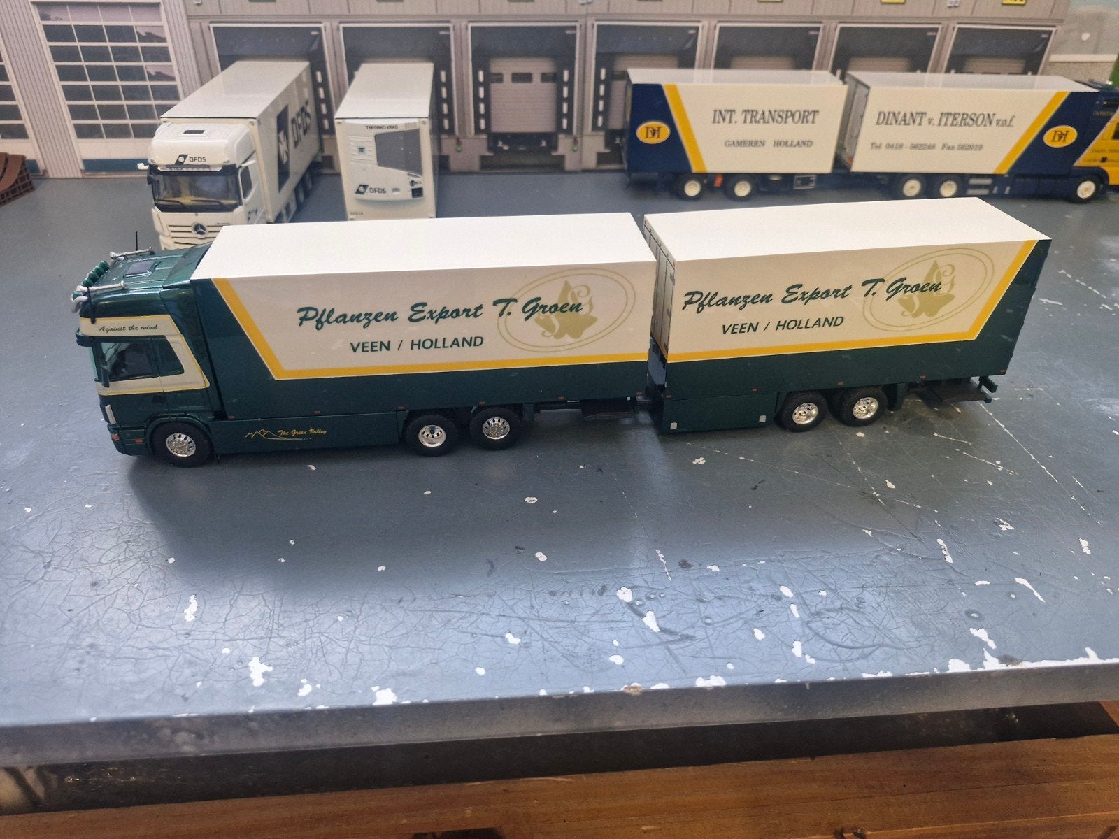 scania combi tekno T. GROEN, Ophalen of Verzenden