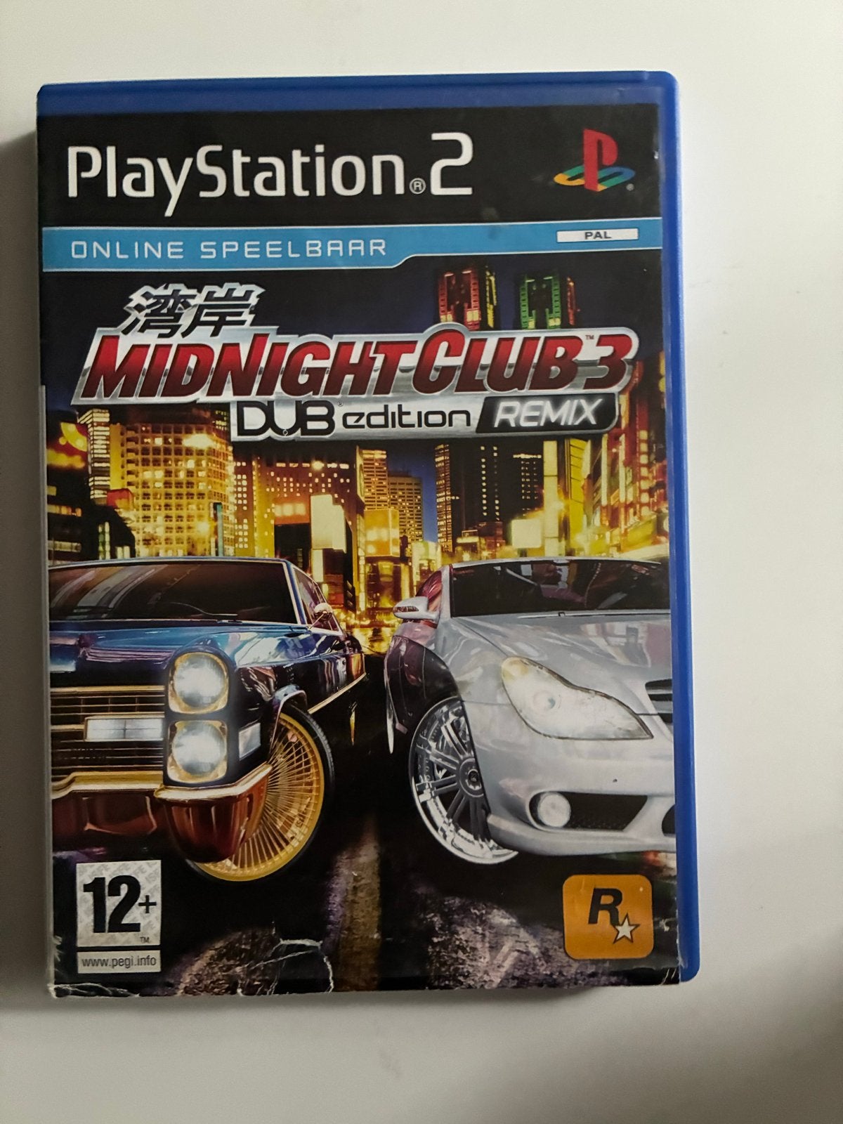 Midnight Club 3 DUB Edition Remix - PlayStation 2, Spelcomputers en Games, Online, Gebruikt, 1 speler, Racen en Vliegen