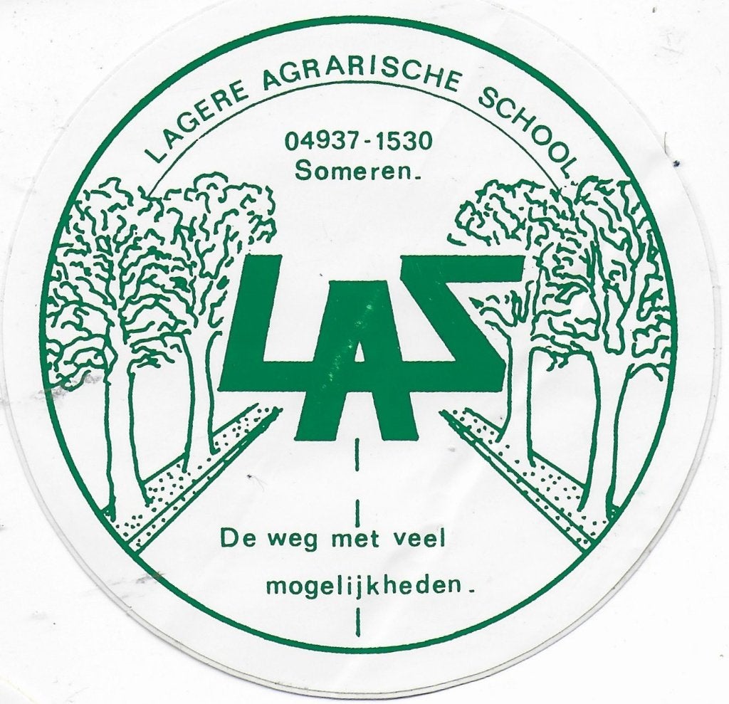 So336 sticker lagere agrarische school Someren, Verzamelen, Ophalen of Verzenden, Zo goed als nieuw