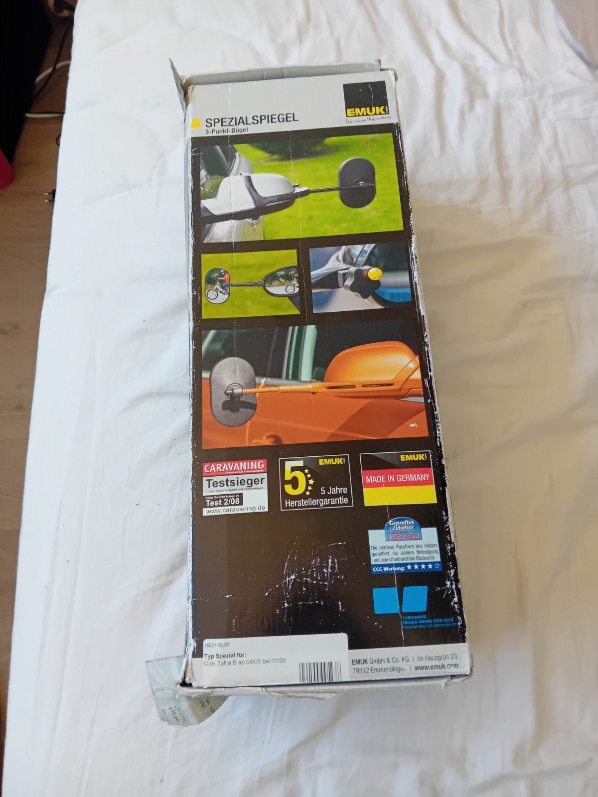 EMUK Speciale Spiegel voor Caravan/Camper, Caravans en Kamperen, Caravan accessoires, Zo goed als nieuw, Ophalen of Verzenden