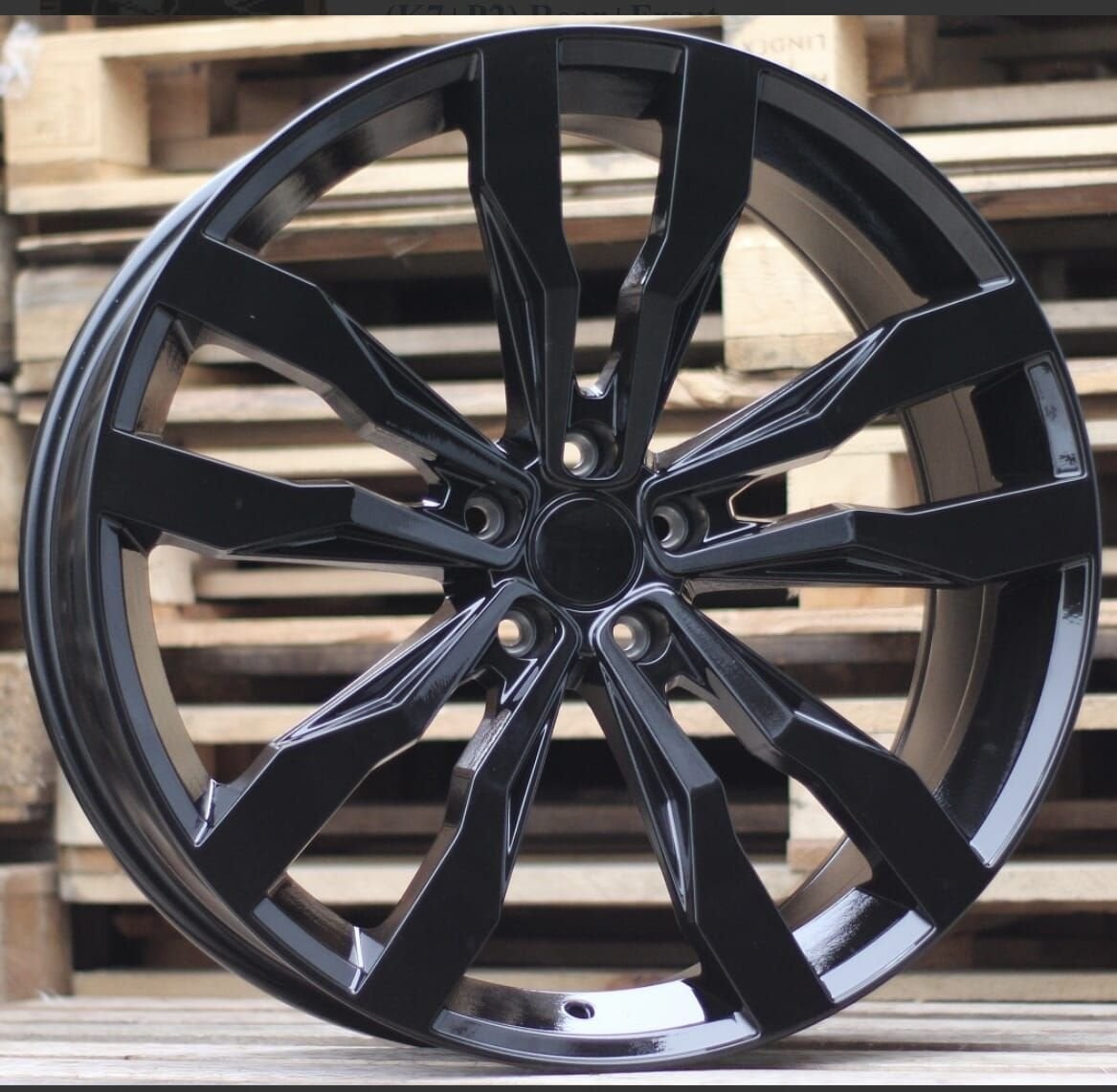 21 inch Volkswagen Touareg CR Suzuka zwarte R-line velgen, -, -, Banden en Velgen, Nieuw
