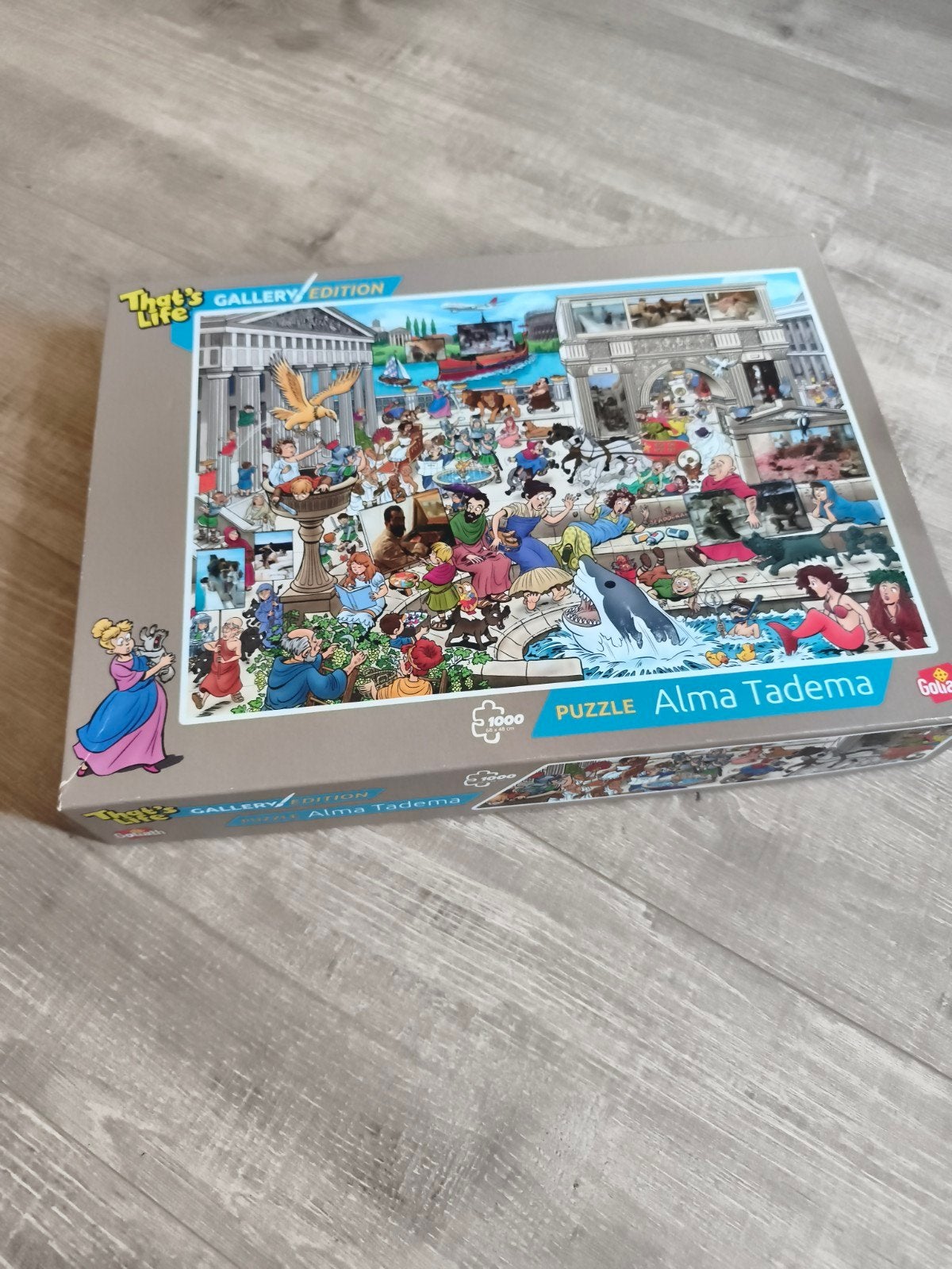That's Life Puzzel Alma Tadema 1000 stukjes compleet, Ophalen, 500 t/m 1500 stukjes, Zo goed als nieuw, Legpuzzel