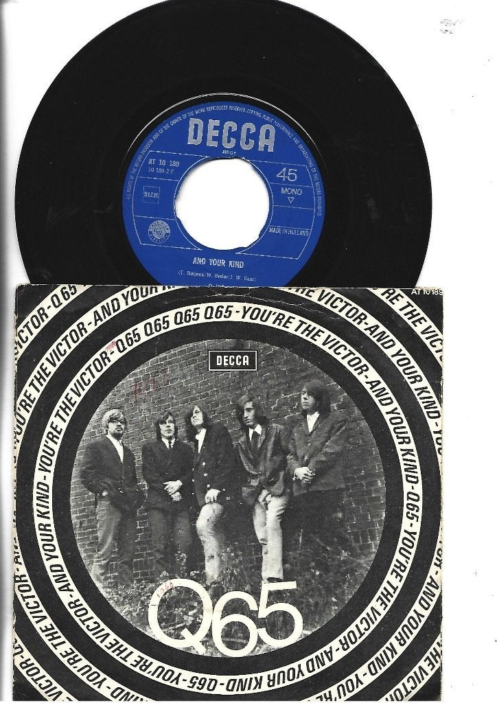 BEAT Q'65 SINGLE 7" YOU'RE THE VICTOR 1966, Cd's en Dvd's, Vinyl Singles, 7 inch, Ophalen of Verzenden, Pop, Overige typen