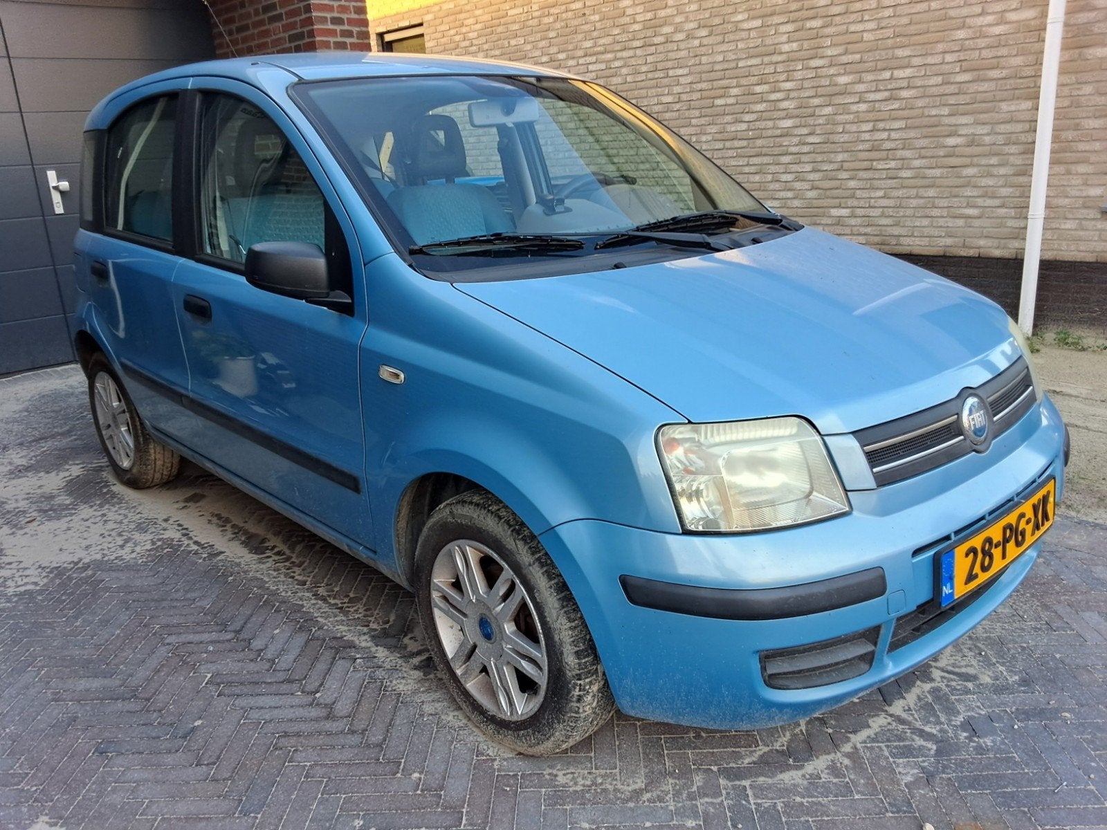 Fiat Panda 1.2 Dualogic 2004 Blauw, Auto's, Fiat, Stof, 840 kg, Origineel Nederlands, Particulier