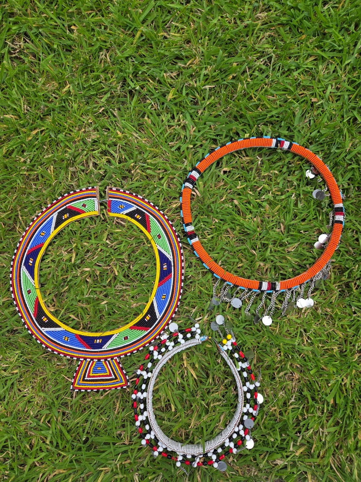 oude tribal masai necklaces, Sieraden, Tassen en Uiterlijk, Verzenden, Gebruikt, Overige materialen