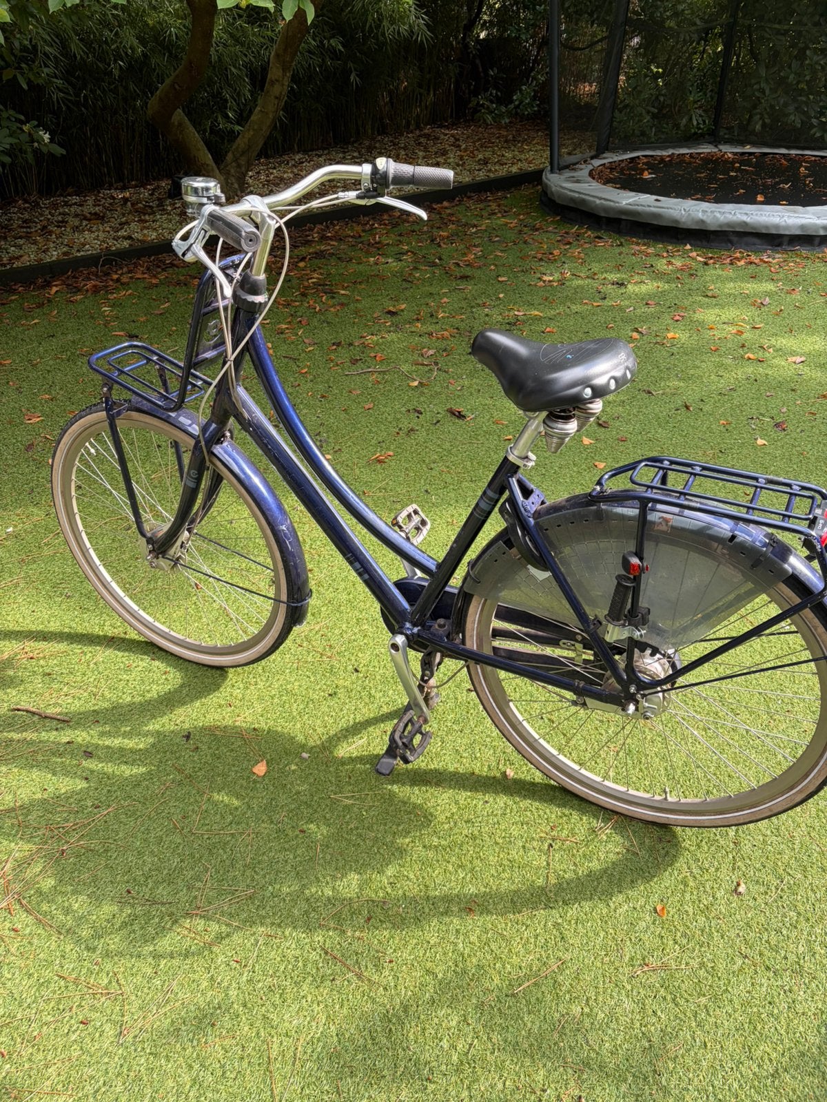 Cortina U5 Transportfiets (28 inch) – Marineblauw, Fietsen en Brommers, Gebruikt, Versnellingen, 50 tot 53 cm, Ophalen