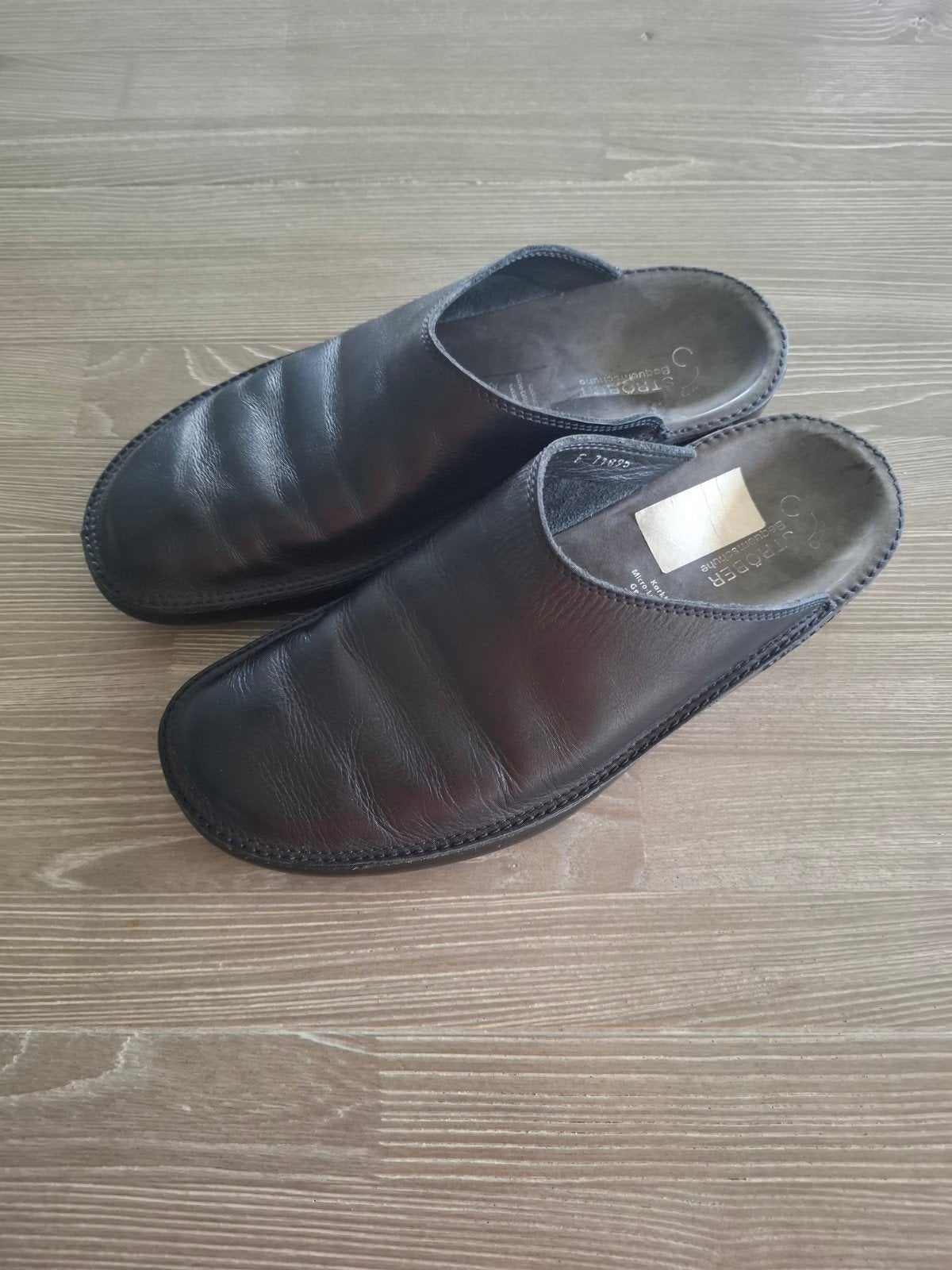 Strober Bequemschuhe Leren Muilen Maat 44 Zwart, Strober, Zwart, Ophalen of Verzenden, Zo goed als nieuw