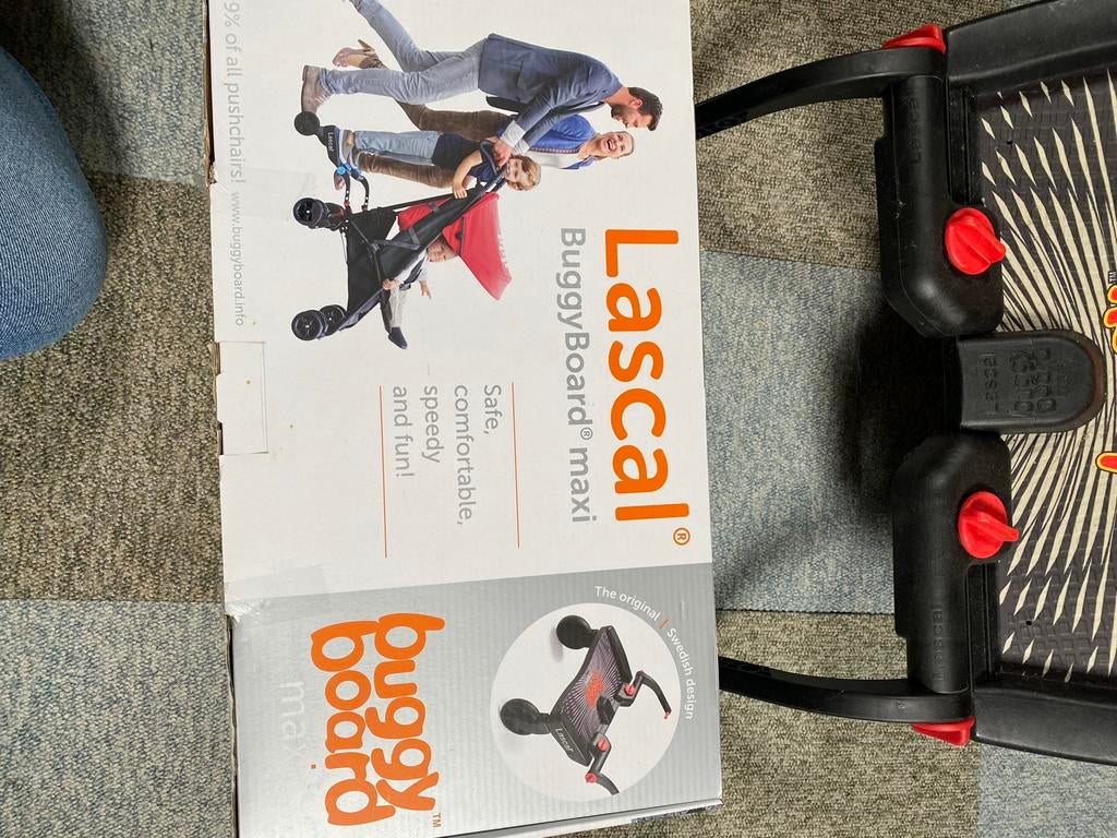 Lascal BuggyBoard Maxi Meerijdplankje - Zo goed als nieuw, Kinderen en Baby's, Ophalen, Zo goed als nieuw