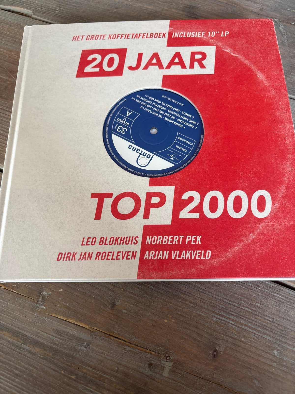 Het Grote Koffietafelboek 20 Jaar Top 2000 incl. LP, Ophalen of Verzenden, Zo goed als nieuw, Genre of Stijl