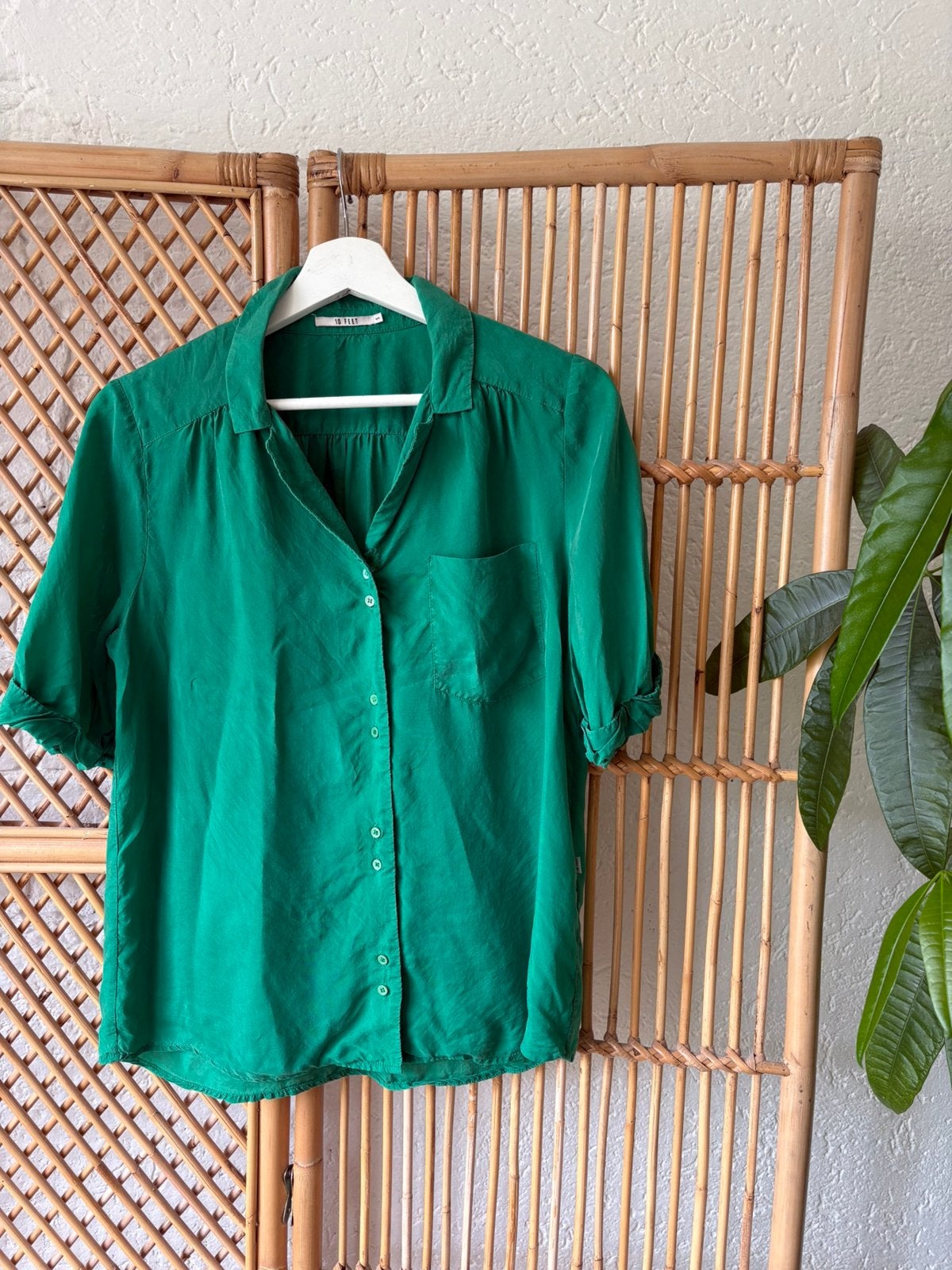 10 feet blouse groen S, Ophalen of Verzenden, Zo goed als nieuw, Maat 36 (S), Groen