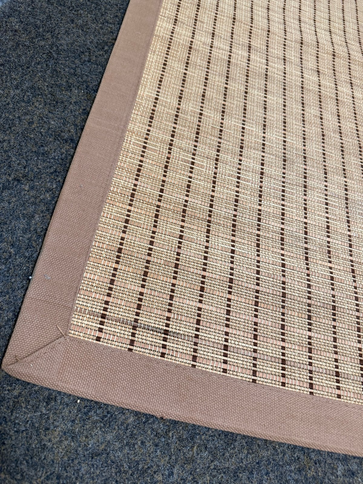 Natuurlijke Bamboe Mat - 140\200 cm, Huis en Inrichting, Stoffering | Tapijten en Kleden, Ophalen, 100 tot 150 cm, Beige, Zo goed als nieuw